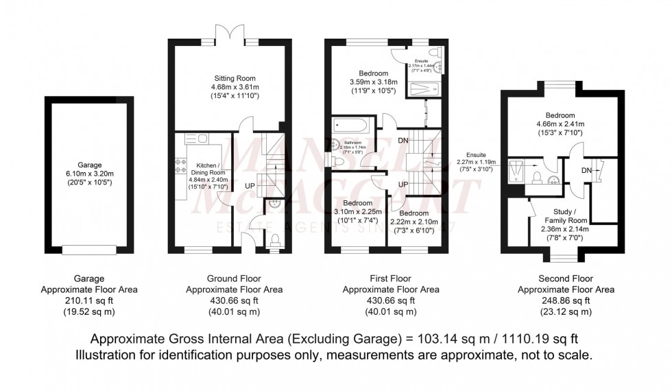 Floorplan for Moat Road, Horsham, RH12