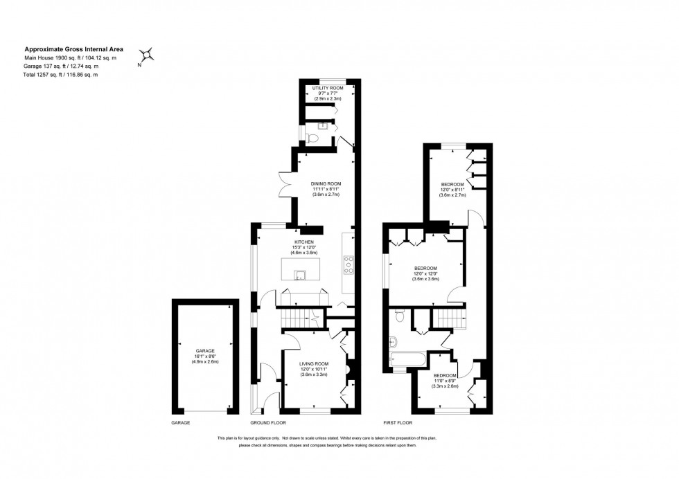 Floorplan for Eastern Road, Haywards Heath, RH16