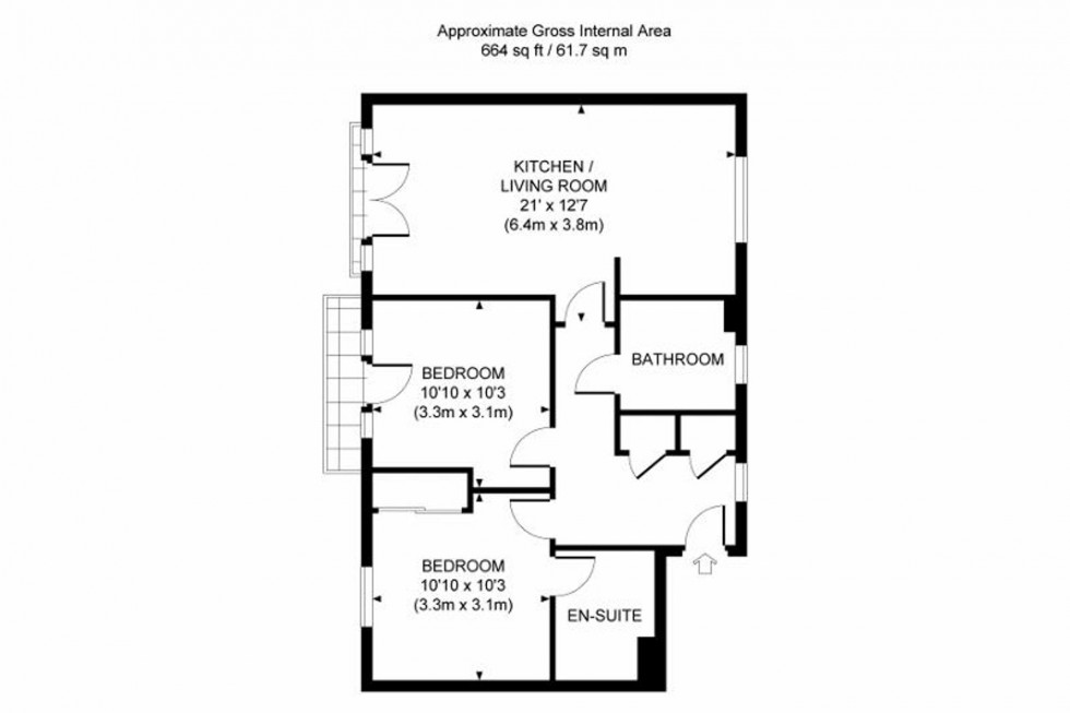 Floorplan for Trubwick Avenue, Waverley House, RH16