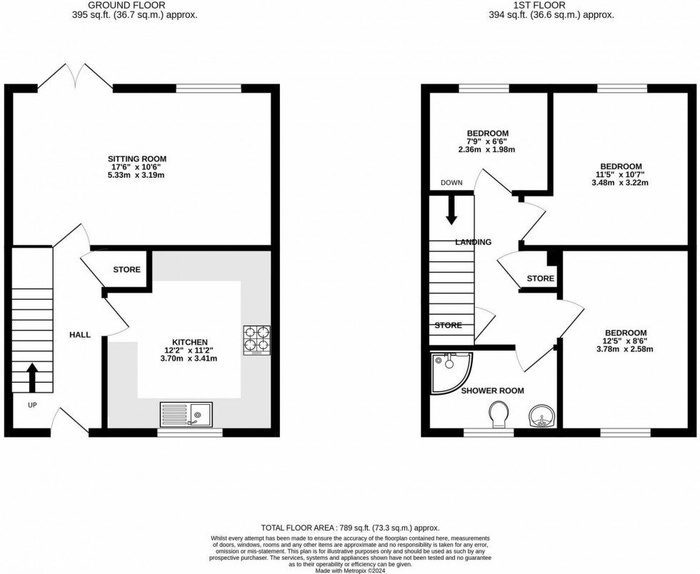 Floorplan for Holmbush Close, Haywards Heath, RH16