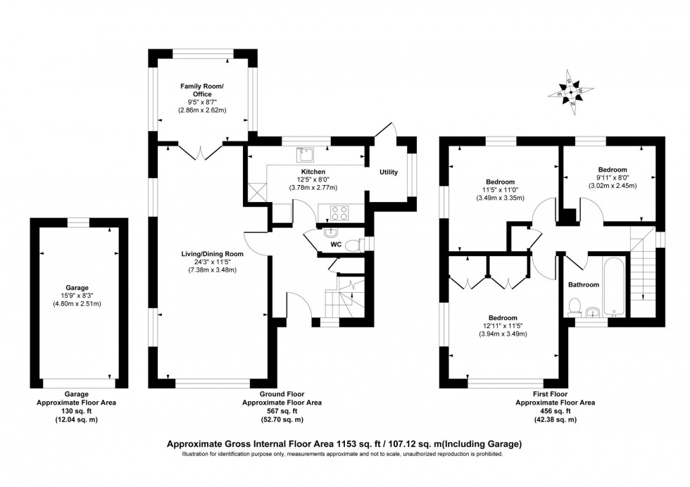 Floorplan for Turners Mill Road, Haywards Heath, RH16
