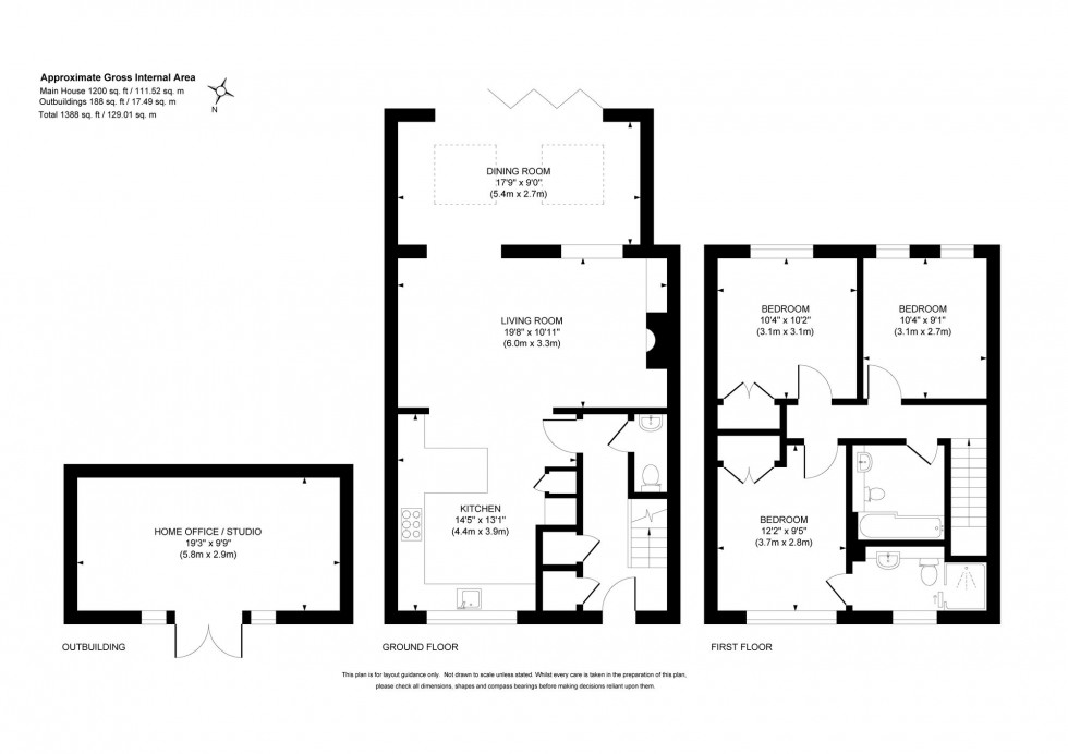 Floorplan for Colwell Road, Haywards Heath, RH16