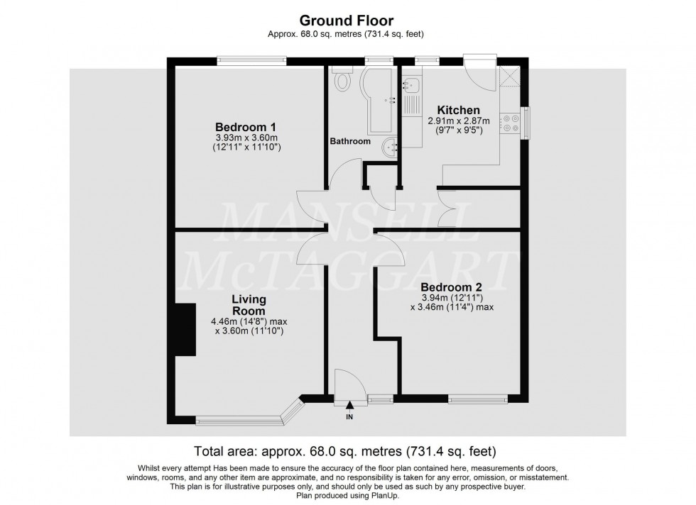 Floorplan for Halsford Park Road, East Grinstead, RH19