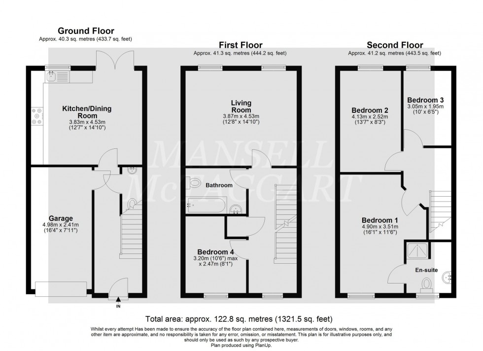 Floorplan for Grayrigg Road, Maidenbower, RH10