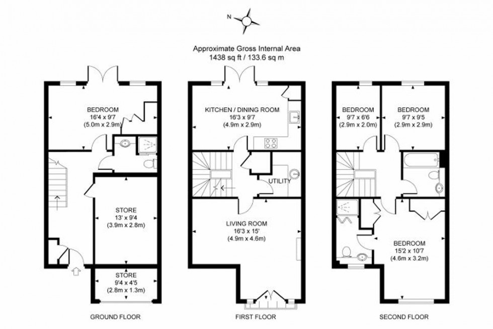 Floorplan for Brooklands, Haywards Heath, RH16