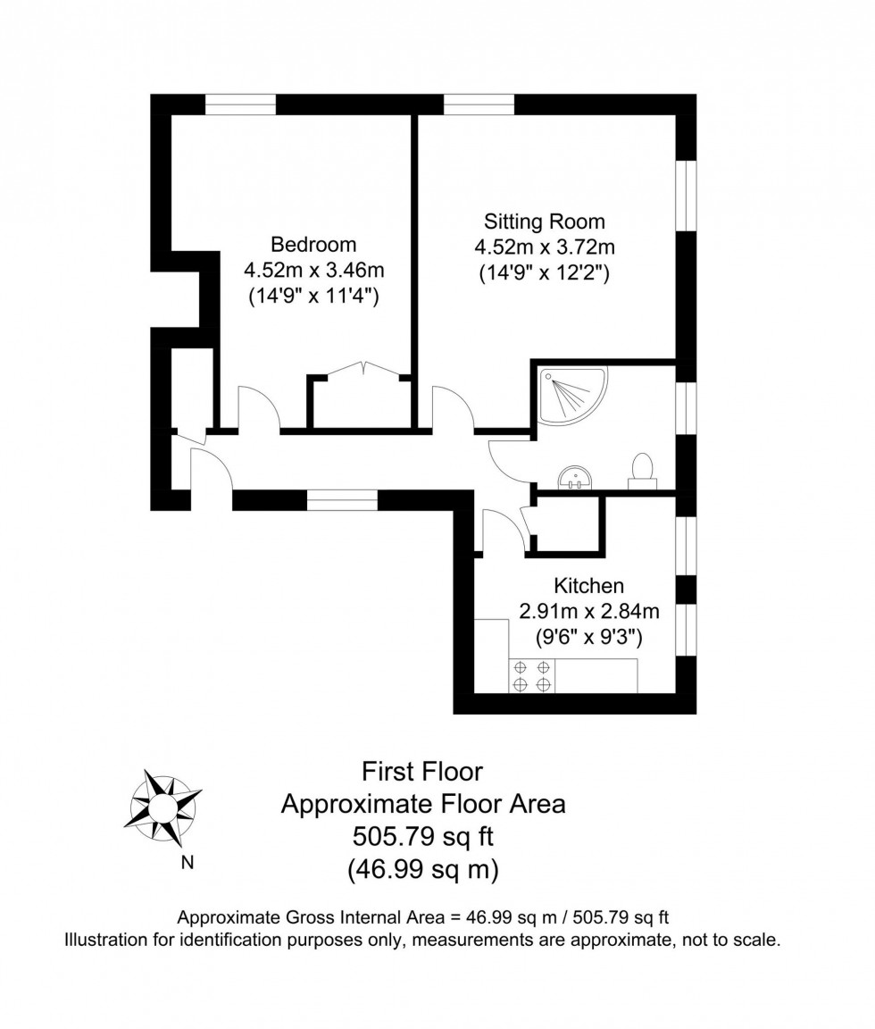Floorplan for Delves Close, Ringmer, BN8