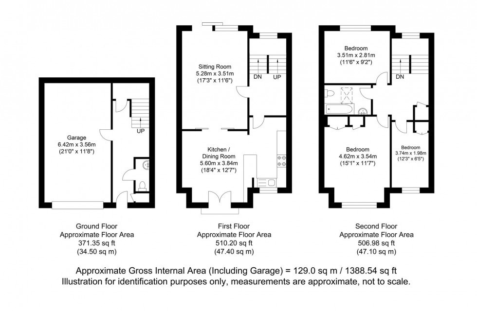 Floorplan for Paddock Lane, Lewes, BN7
