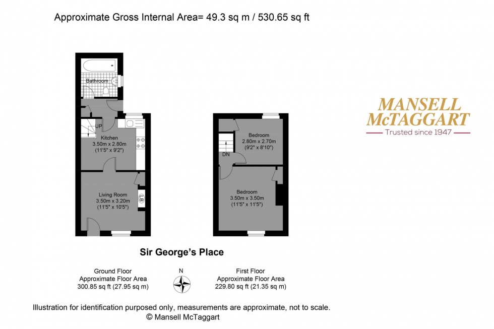Floorplan for Sir Georges Place, Steyning, BN44