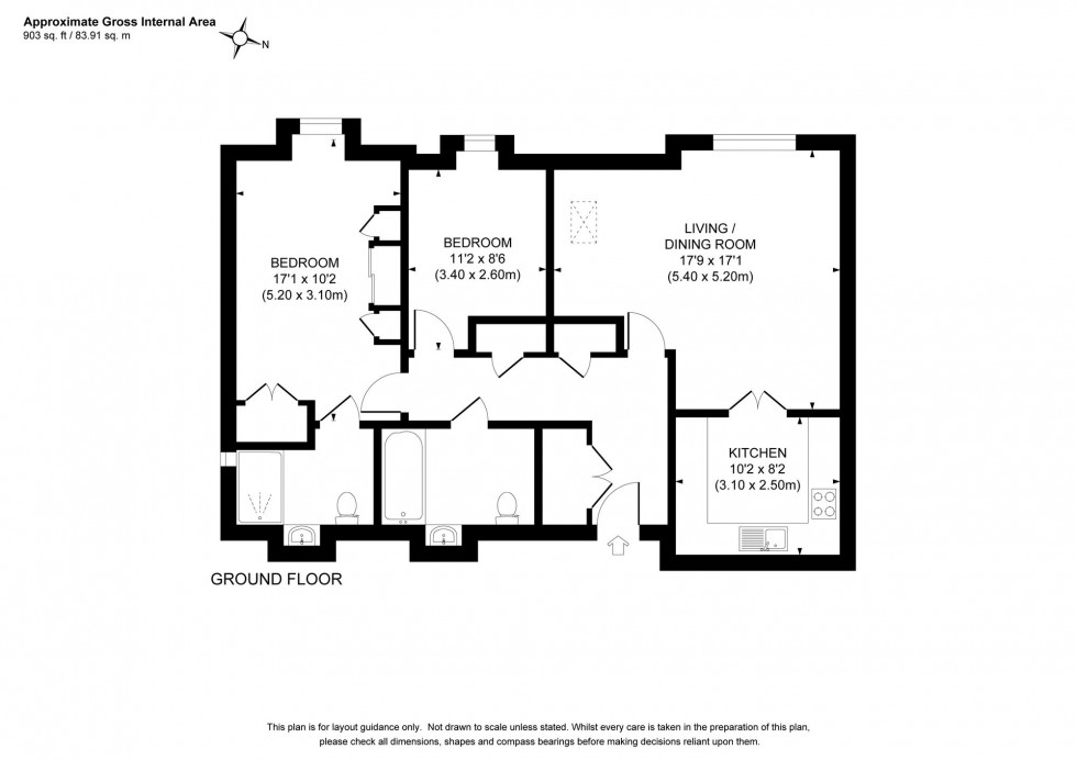 Floorplan for Kleinwort Close, Hurst Place, RH16