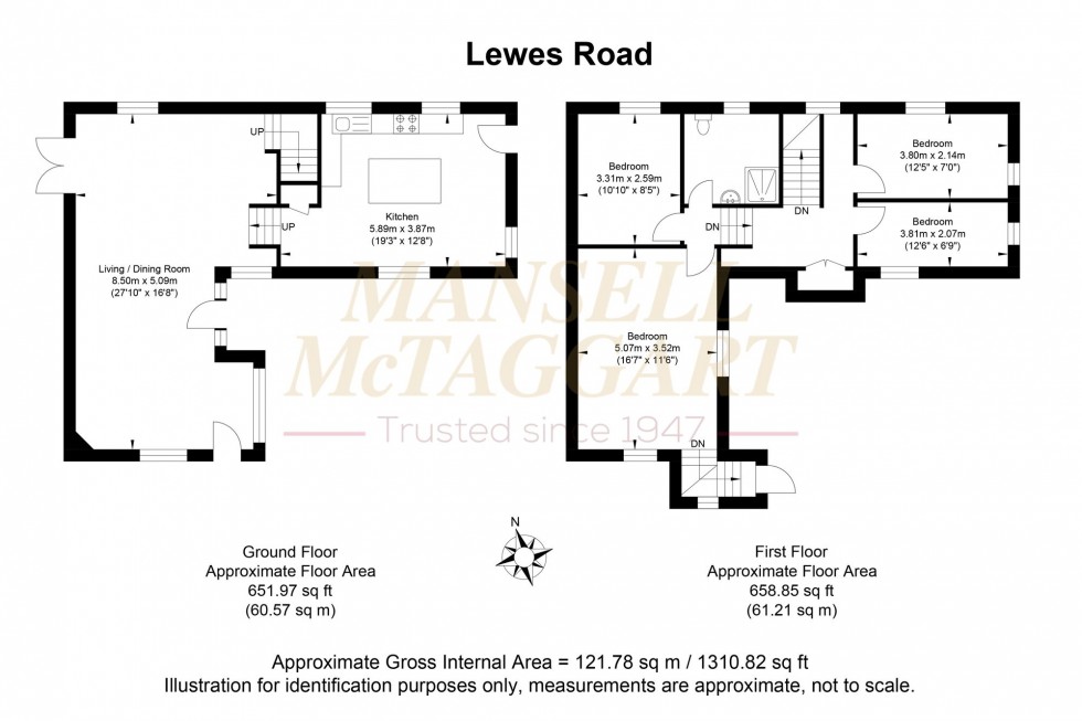 Floorplan for Lewes Road, Danehill, RH17