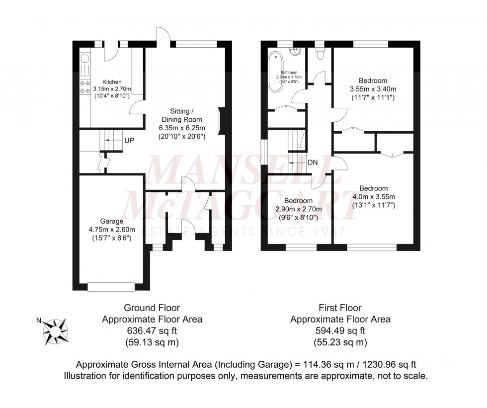 Floorplan for Butlers Road, Horsham, RH13