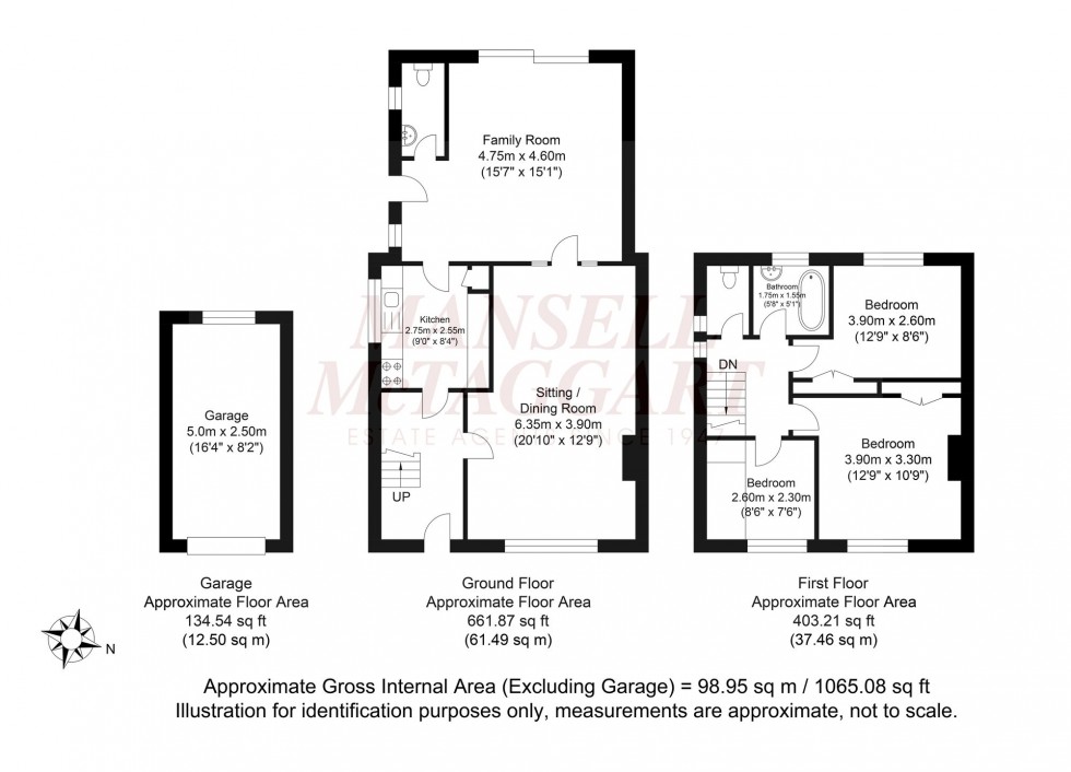 Floorplan for Farhalls Crescent, Horsham, RH12