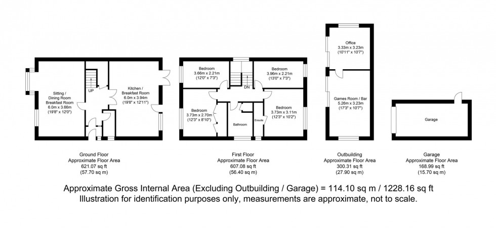 Floorplan for Rockington Way, Crowborough, TN6