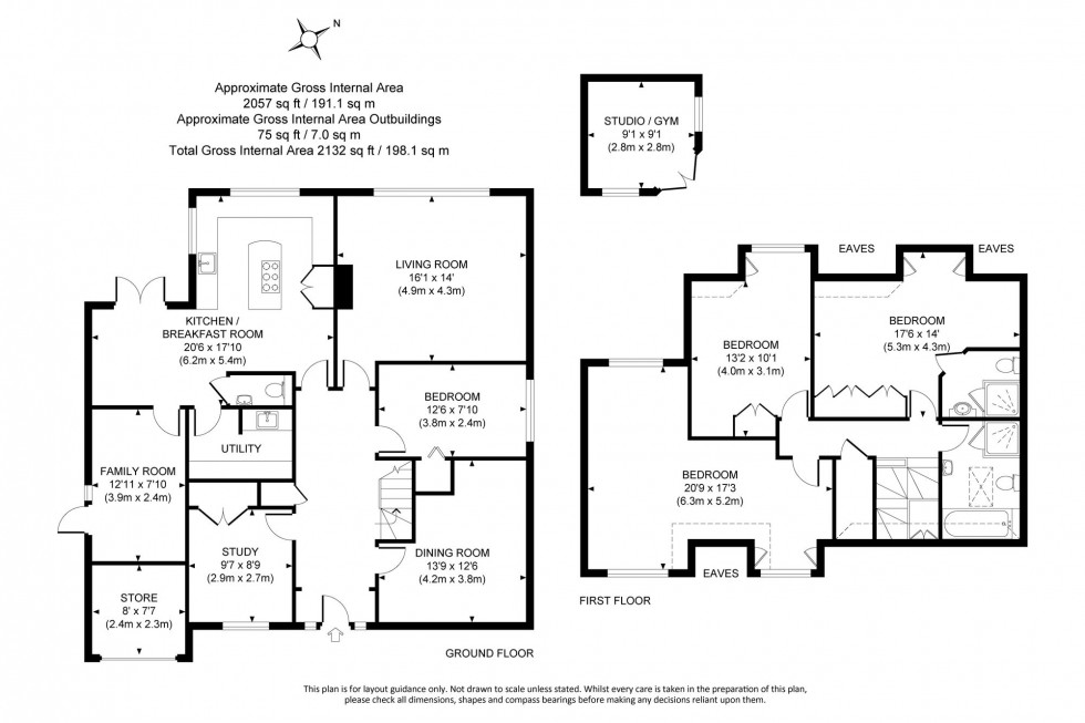 Floorplan for Bramble Mead, Balcombe, RH17