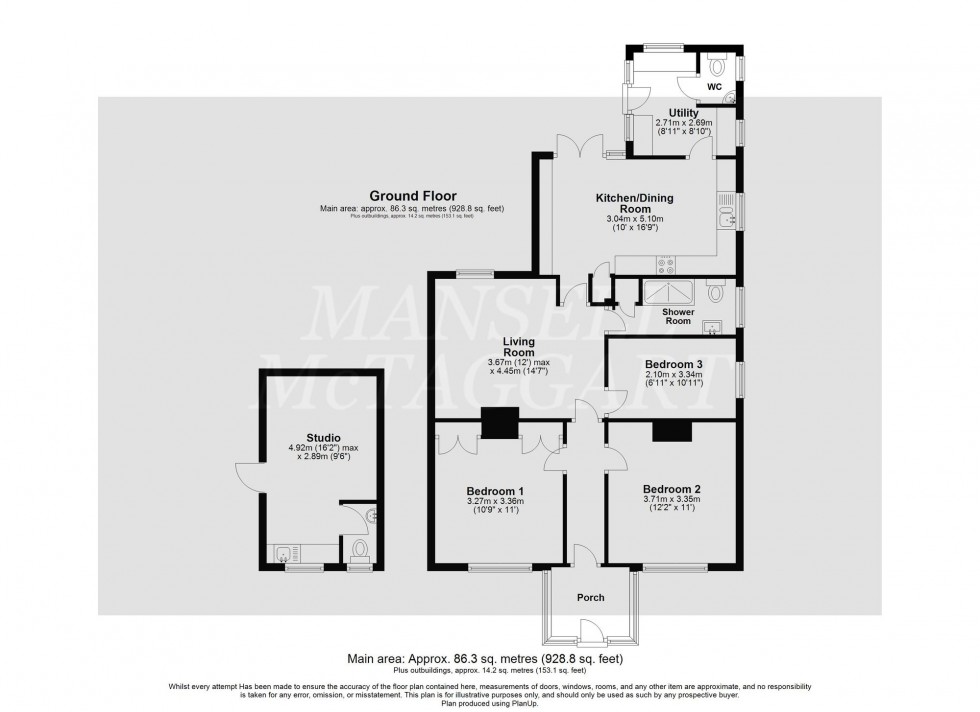 Floorplan for North Road, Crawley, RH10