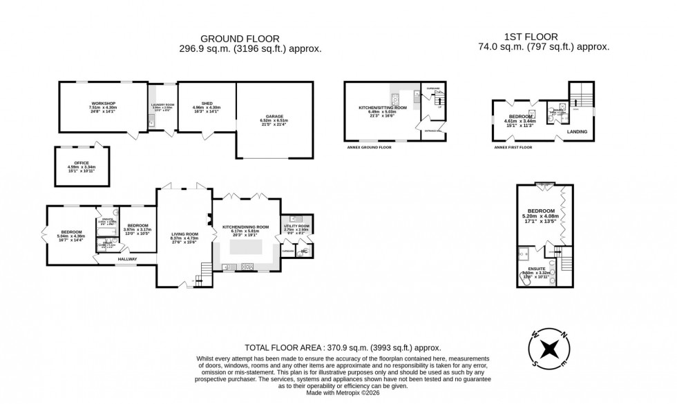 Floorplan for Norwood Hill, Horley, RH6