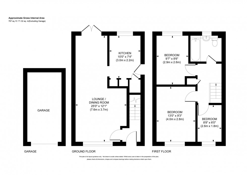 Floorplan for Rushwood Close, Haywards Heath, RH16