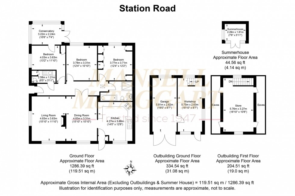 Floorplan for Station Road, Loxwood, RH14