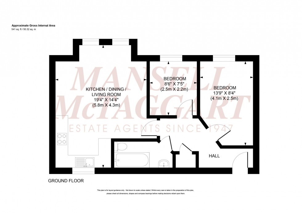 Floorplan for Orchard Close, Ash House, RH15