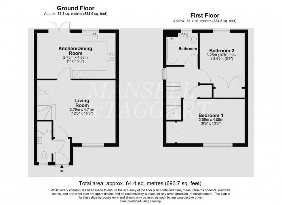 Floorplan for Bassett Road, Maidenbower, RH10