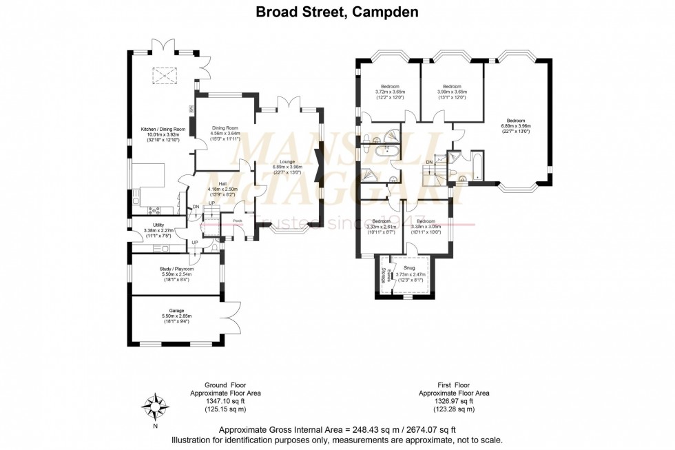 Floorplan for Broad Street, Cuckfield, RH17