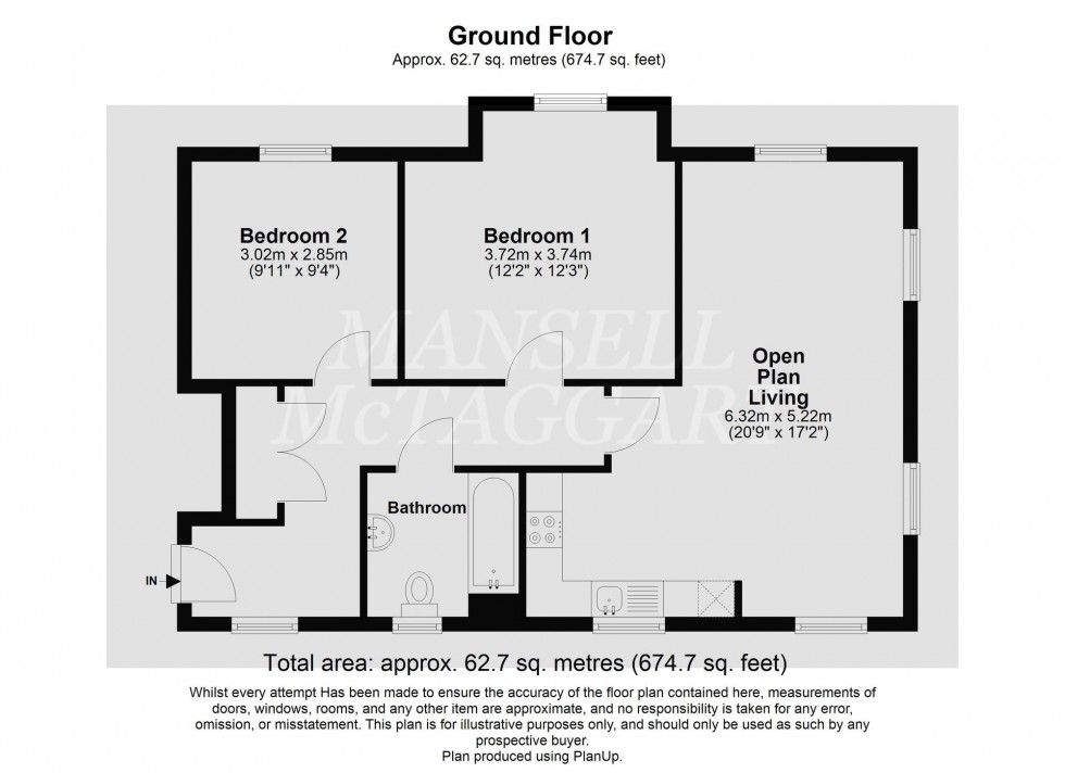 Floorplan for Somerley Drive, Crawley, RH10