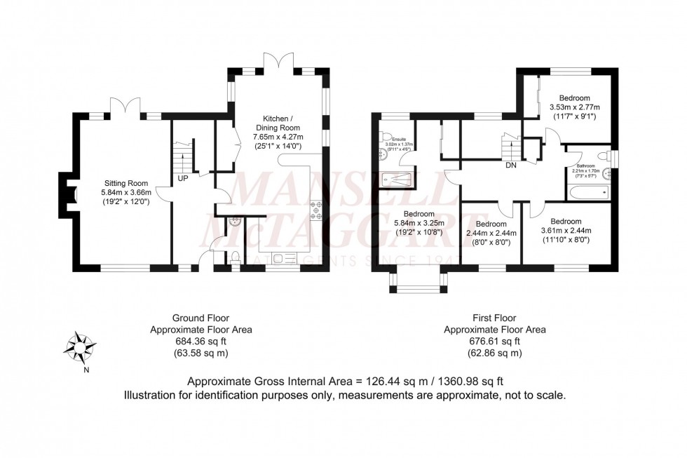 Floorplan for Edwards Close, Broadbridge Heath, RH12