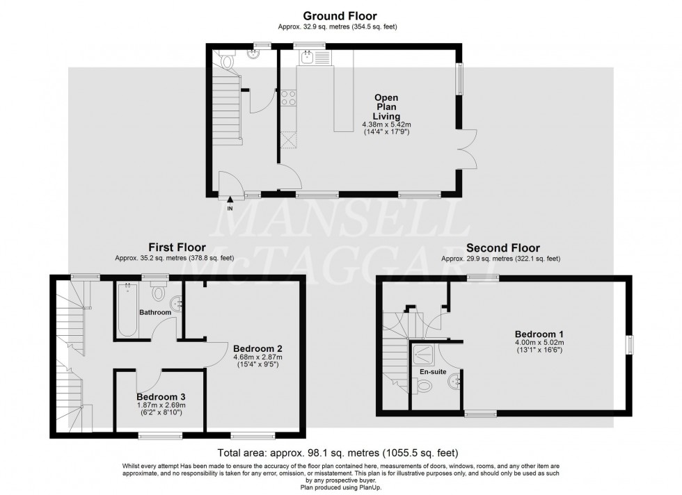 Floorplan for College Lane, East Grinstead, RH19