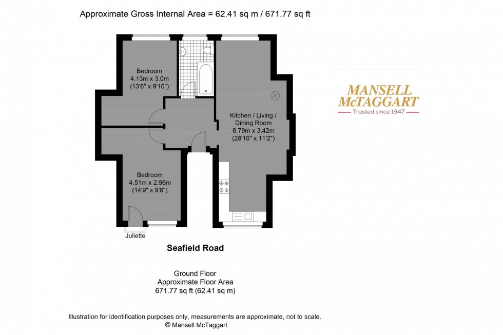 Floorplan for Seafield Road, Hove, BN3