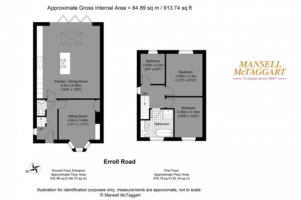 Floorplan for Erroll Road, Hove, BN3