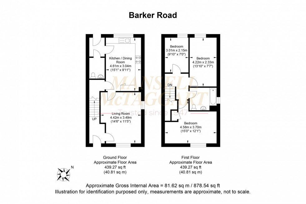 Floorplan for Barker Road, Storrington, RH20