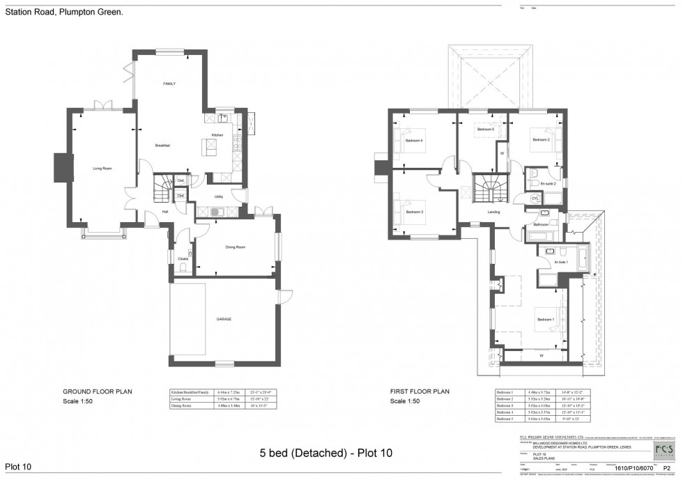 Floorplan for The Old Rectory, Station Road, BN7