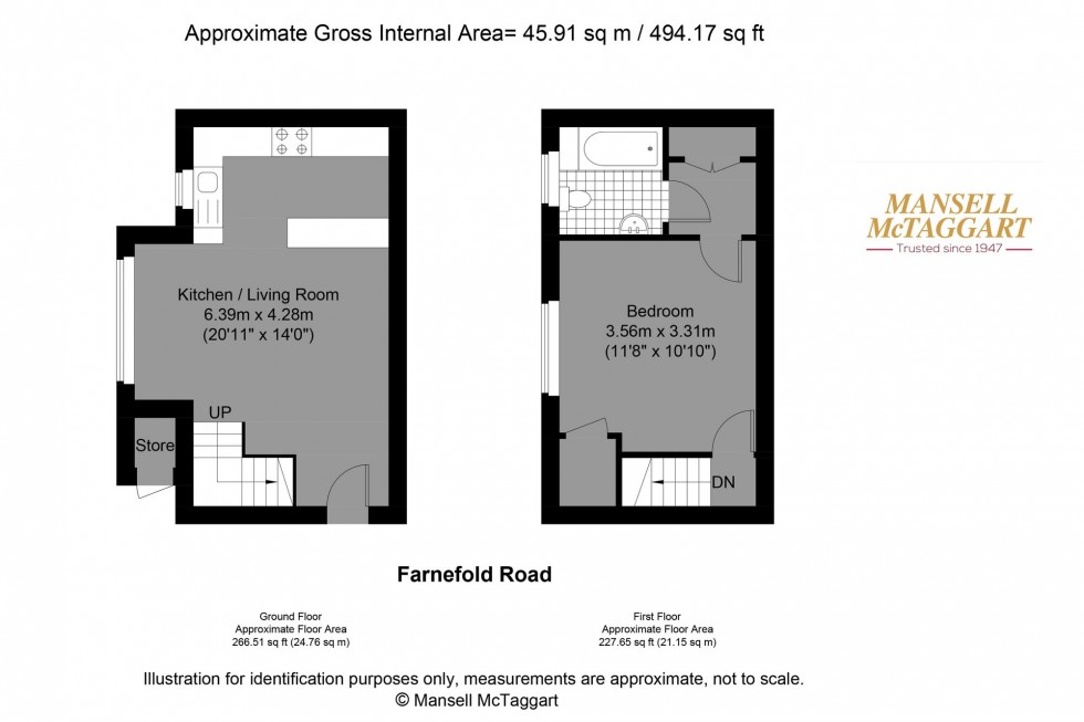 Floorplan for Farnefold Road, Steyning, BN44