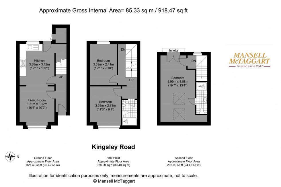 Floorplan for Kingsley Road, Brighton, BN1