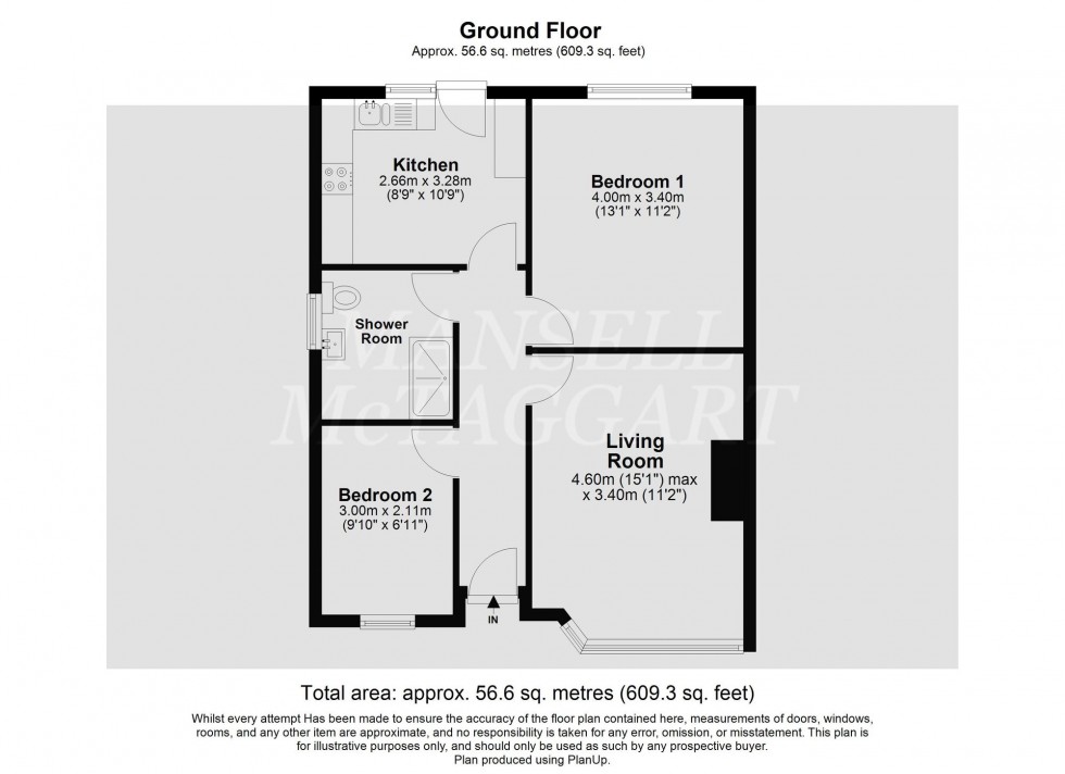 Floorplan for Wordsworth Close, Crawley, RH10